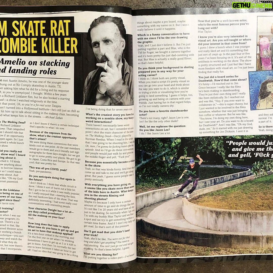 Austin Amelio Instagram - Unreal. Made it in the Bible. Thanks to our community @nocomplyatx for keeping all of us fired up, and @sieben_up @dylanmakar and @matthewjmunson for making it happen with the photos! @thrashermag