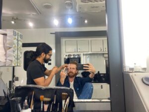 Austin Amelio Instagram - @feartwd circus. Last season starts tomorrow. ❤️

@kingofbingo @christineevangelista @jennaelfman @danaygarcia1