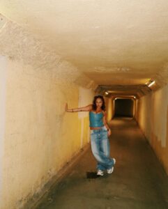 Avani Instagram - me in the tunnel i made under ur house 🫶🏼 0ur House