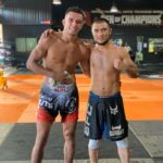 Avliyohon Hamidov Instagram – Рад был видеть тебя брат @ilxom_nazimov  после хорошей тренировки 🤼  #скоробой Tiger Muay Thai & MMA Training Camp, Phuket, Thailand