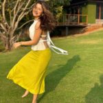 Avneet Kaur Instagram - Me around nature 🥹🍃☀️🦋 Wearing @label_wildchild Styling @_vaishnavii.3011 Pawna Lake