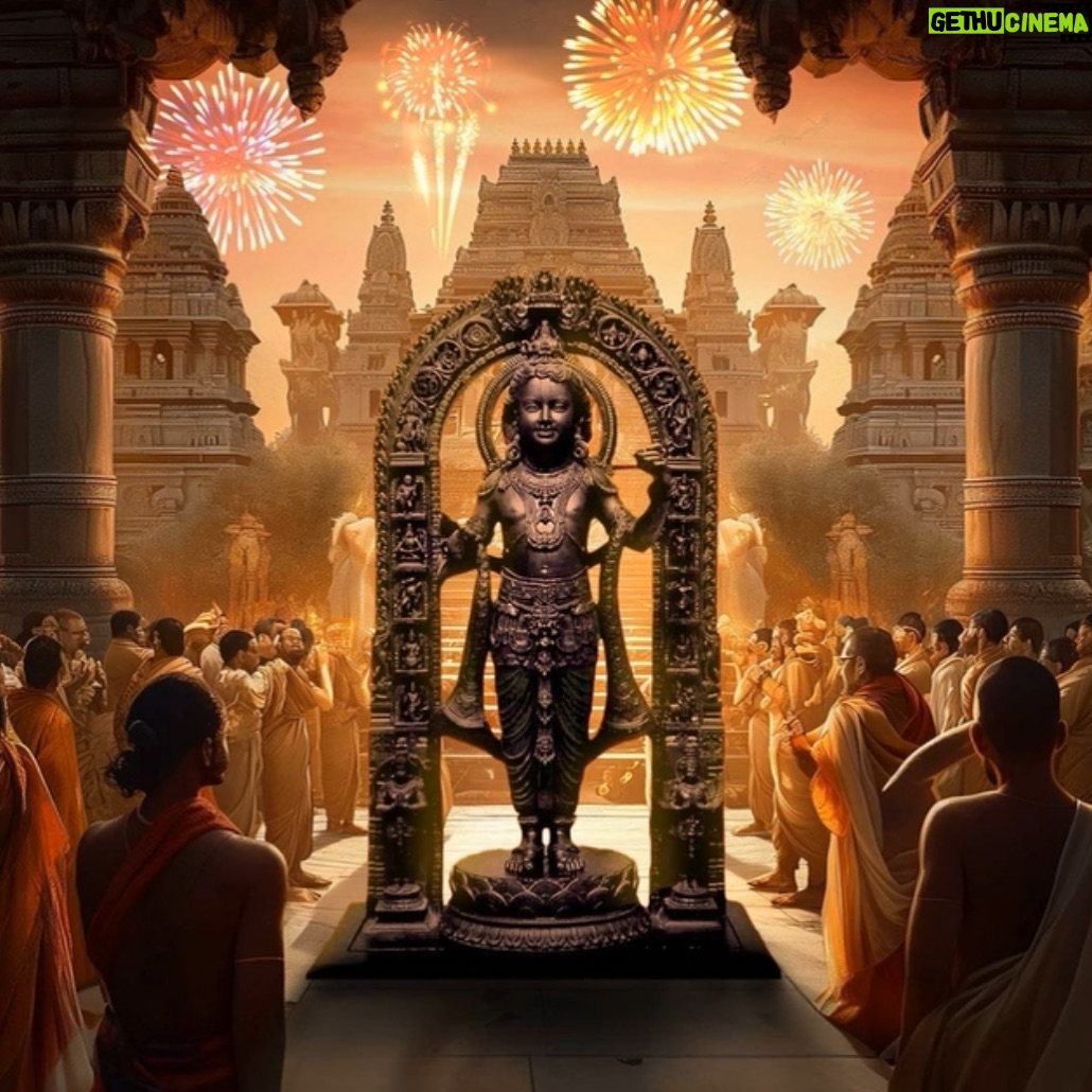Avneet Kaur Instagram - Jai shri ram ❤️🙏🏻 Ayodhya Ram Mandir