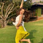 Avneet Kaur Instagram - Me around nature 🥹🍃☀️🦋 Wearing @label_wildchild Styling @_vaishnavii.3011 Pawna Lake
