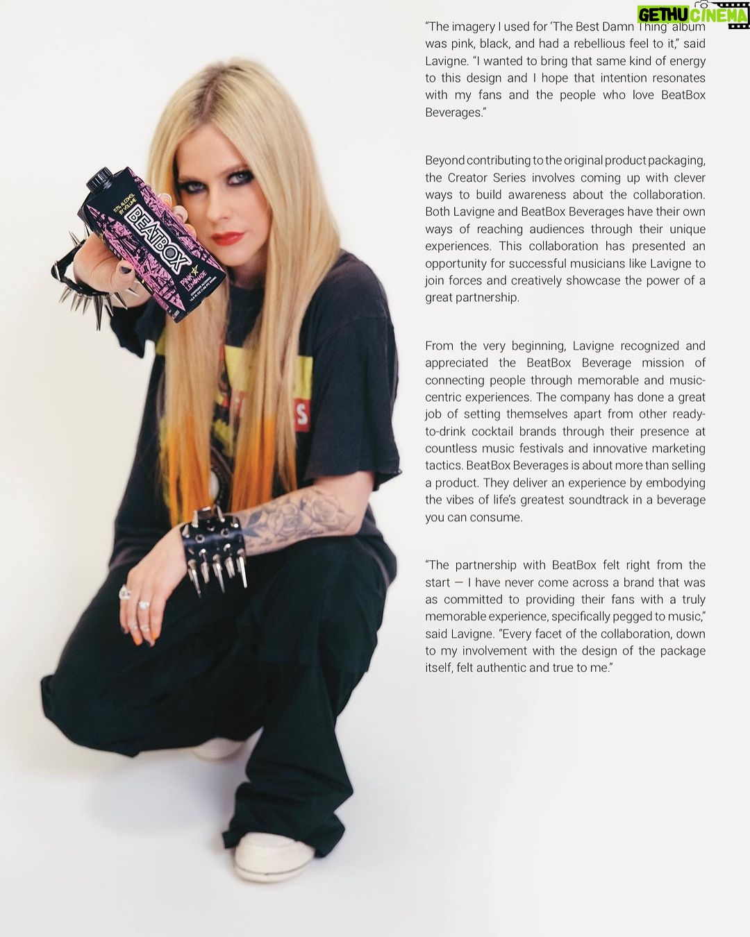 Avril Lavigne Instagram - We’re on the cover of @fbmagazine’s July issue with our @avrillavigne pink lemonade collab 💖🍋 Learn all about how this epic collaboration came together via the 🔗 in our bio 🔥