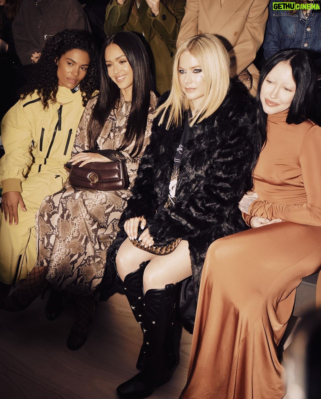 Avril Lavigne Instagram - @stellamccartney 🖤 in Paris 🤍 Paris, France