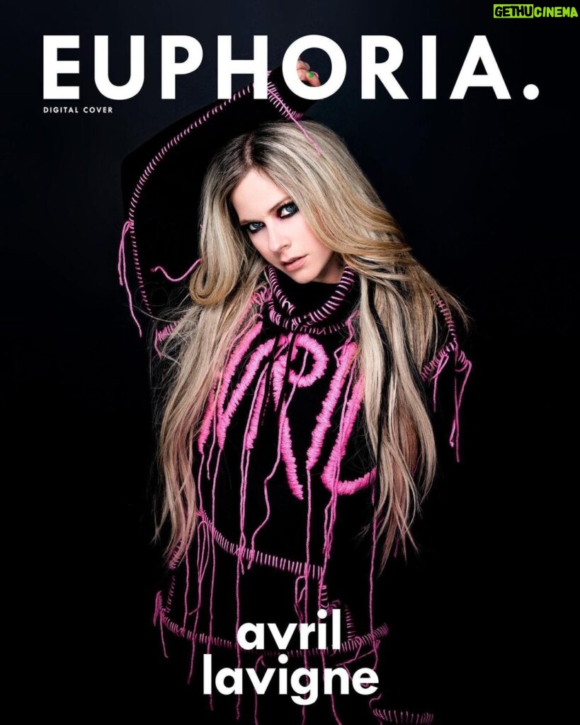 Avril Lavigne Instagram - Euphoria Magazine 💗