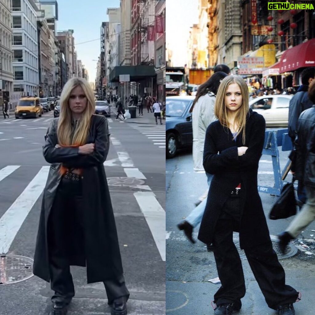 Avril Lavigne Instagram - 20 years later! This was another magical moment for me returning to the exact location of where I shot my debut album cover “Let Go” yesterday in New York City right before we played Madison Square Garden! Happy 20th anniversary “Let Go.” And thank you to all of my incredibly amazing and supportive fans that have shown me so much love over all these years.
