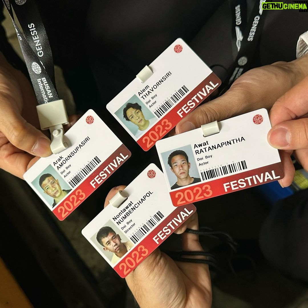 Awat Ratanapintha Instagram - Doi Boy x @busanfilmfest 🎬❤️ Busan, South Korea