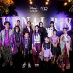 Awi Suryadi Instagram - Purple is the new black! From the Gala Premiere of Jurnal Risa. Starts streaming May 27th exclusively on @disneyplushotstarid !