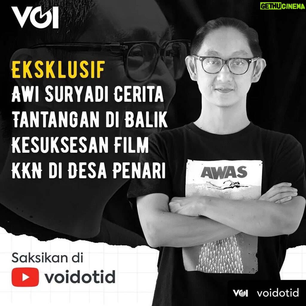 Awi Suryadi Instagram - @voidotid Film KKN di Desa Penari disambut antusias oleh penonton film Indonesia. Sempat tertunda hingga dua kali karena pandemi COVID-19, film yang disutradarai Awi Suryadi ini langsung meraup satu juta penonton di hari ke empat penayangan sejak 30 April 2022.  Selengkapnya di YouTube @voidotid https://youtu.be/lUdtSRxsQjA #kkndesapenari #kkndidesapenari #awisuryadi #voidotid