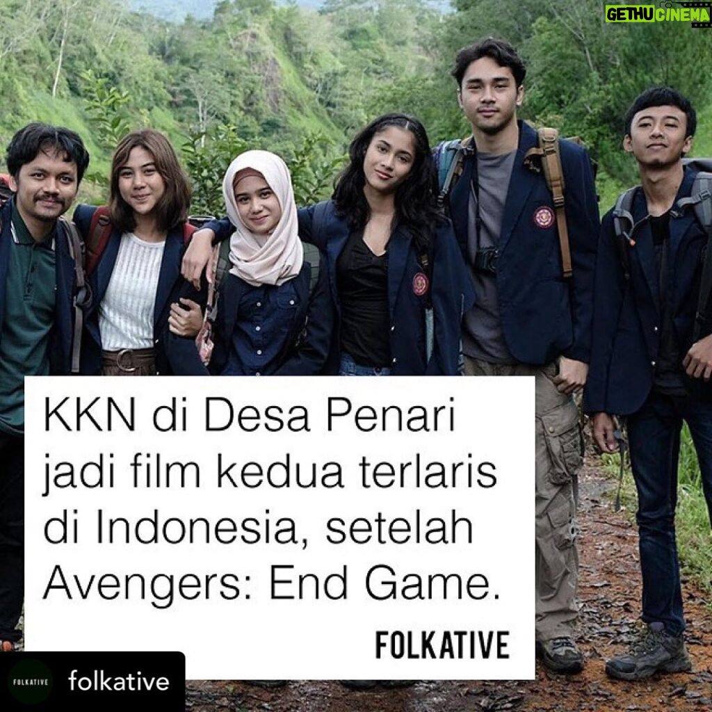 Awi Suryadi Instagram - @folkative Yet another achievement from "KKN di Desa Penari" that just surpassed 9 million viewers—placing second in the most watched movie ever in Indonesia after Avengers: Endgame. We love to see Indonesian movie thriving! 👏🏻👏🏻🇮🇩