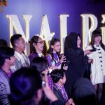 Awi Suryadi Instagram - Purple is the new black! From the Gala Premiere of Jurnal Risa. Starts streaming May 27th exclusively on @disneyplushotstarid !