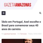 Axel Instagram - 🇧🇷🇵🇹 Parece que há novidades. Links = Stories 😉 #axel #axel40 Florianópolis, Santa Catarina