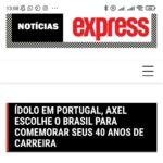 Axel Instagram – 🇧🇷🇵🇹 Parece que há novidades. Links = Stories 😉
#axel #axel40 Florianópolis, Santa Catarina