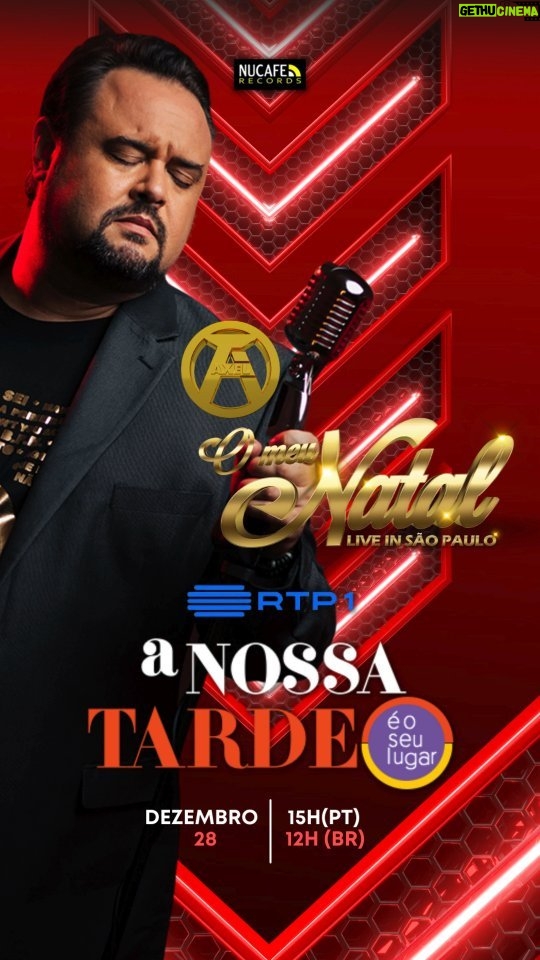 Axel Instagram - 🎄Hoje, 15h 🇵🇹 / 12h 🇧🇷 estarei na @anossatarde.rtp com a @taniaribas na @rtppt para promover a estreia de @axelonline O Meu Natal é na @rtppt . Especial de Natal Live in São Paulo. RTP1: Sábado, Dia 30 de Dezembro. 23.30h (🇵🇹) e Segunda dia 1 de Janeiro de manhã na #rtpinternacional . Com muitos convidados especiais: @siennabelle , @vanessajacksonoficial , @rodrigoteaser , @analicenicolau , @robertoseresteiro , @fernando_correia_marques . O grande especial de Natal...e de Fim de Ano...é na RTP! #axel #axelnartp #axelomeunatalnartp @danivru @danivic_singer @fabiolafisher @danielsantosvoz @leandrosambora @betebarban @renatajambass @marinamarquesbatera @danielnethooficial @juliarodrigues.ofc @marjoriecristineoficial @glauciamatosofc @daniell_albuquerque_oficial @isacamargoficial @jamison704 @nicolimicheli Florianópolis, Santa Catarina