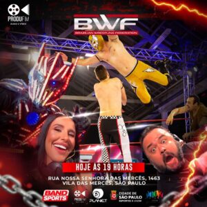 Axel Instagram - 🏋️‍♂️ BWF NESTE SÁBADO! 🏋️‍♀️

Prepare-se para uma noite épica de lutas! Neste sábado, 18 de novembro, às 19h, estaremos agitando a Rua Nossa Senhora das Mercês, 1463, Vila das Mercês, São Paulo. A ENTRADA É GRATUITA! 🌟

Venha apoiar os atletas, sentir a energia do ringue e se divertir muito! Chame a galera e faça parte desse evento imperdível. Nos vemos lá! 💥 #BWF