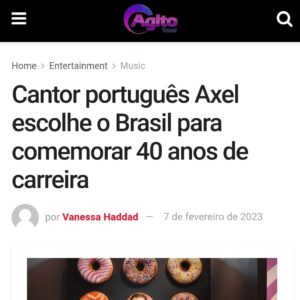 Axel Instagram - 🇧🇷🇵🇹 Parece que há novidades. Links = Stories 😉
#axel #axel40