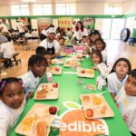 Ayesha Curry Instagram - What an incredible day in Oakland celebrating with the students and community of @lockwood_steam_academy as we revealed their new schoolyard—two new mini soccer pitches, multi-sport courts, and kid-designed play structures, plus a nature exploration area, incredible murals, and a Little Town Library. Not sure who had more fun, the students or us! We also had the chance to announce @eatlearnplay’s ambitious new effort to transform the school experience for a generation of Oakland students. We are committed to raising and investing $50 million+ by the end of the 2025-2026 school year to have the most significant possible impact on kids in our community across all three pillars of our work. Thank you to our dedicated community of partners and volunteers who supported the event including @Kaboom, @ousdnews, the Bhusri family, @ACCFB, @ckoakland, @oaklitcoalition, @oaklandgenesis, @oaklandroots, @coachbrandonpayne, @djdsharp, @sportcourtnorcal, @currybrand and @underarmour. 📷: @noahgphotos/@gettyimages,@desmondcharlesphoto