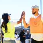 Ayesha Curry Instagram - What an incredible day in Oakland celebrating with the students and community of @lockwood_steam_academy as we revealed their new schoolyard—two new mini soccer pitches, multi-sport courts, and kid-designed play structures, plus a nature exploration area, incredible murals, and a Little Town Library. Not sure who had more fun, the students or us! We also had the chance to announce @eatlearnplay’s ambitious new effort to transform the school experience for a generation of Oakland students. We are committed to raising and investing $50 million+ by the end of the 2025-2026 school year to have the most significant possible impact on kids in our community across all three pillars of our work. Thank you to our dedicated community of partners and volunteers who supported the event including @Kaboom, @ousdnews, the Bhusri family, @ACCFB, @ckoakland, @oaklitcoalition, @oaklandgenesis, @oaklandroots, @coachbrandonpayne, @djdsharp, @sportcourtnorcal, @currybrand and @underarmour. 📷: @noahgphotos/@gettyimages,@desmondcharlesphoto