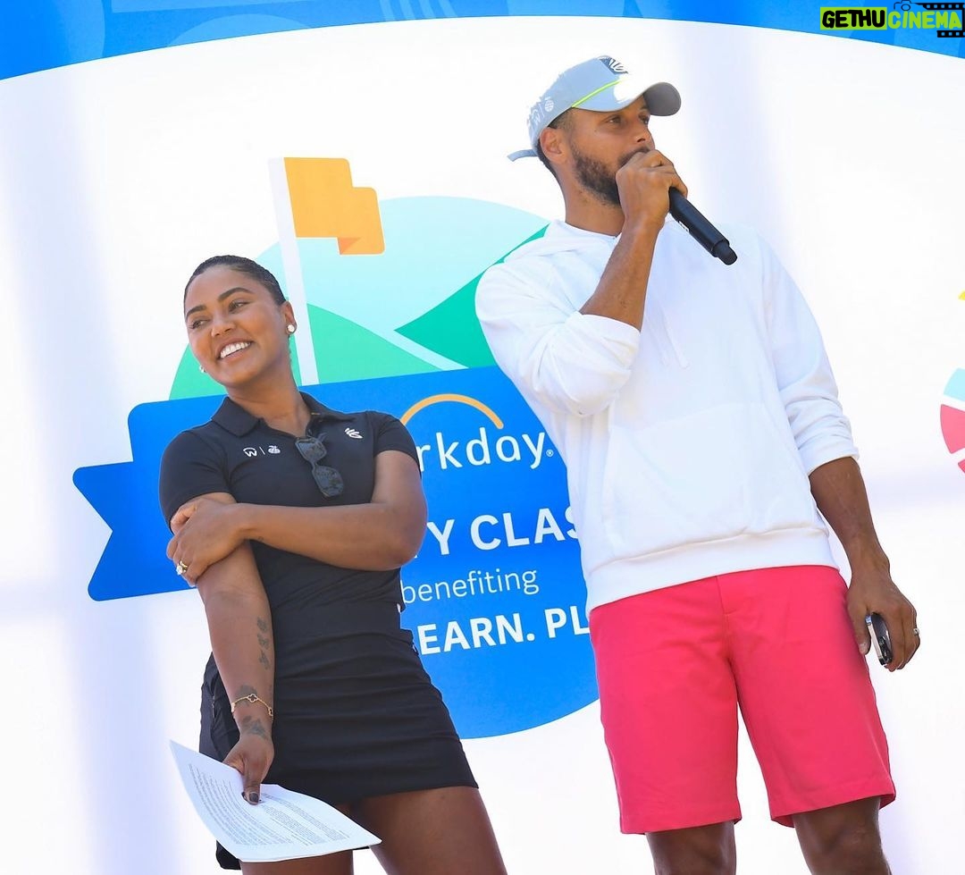 Ayesha Curry Instagram - Our 4th Annual @workday Charity Classic w/@eatlearnplay was our best one yet! Every year, we have an absolute blast celebrating with our incredible partners, raising funds to support Oakland youth, and having fun on the course ⛳️. THANK YOU to all, especially our generous host @workday and co-CEO Aneel Bhusri for their continued support, along with @lineagelogistics, @nuna_usa, @regencell_bioscience, and the Harman family. 📷 @noahgphotos/@gettyimages