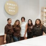 Ayesha Curry Instagram - Our @sweetjulyskin pop up is now open @westfieldvf in San Jose! Pop in and see us to take your skin on a little vacay! So grateful to the team for putting this together and bringing this crazy vision to life. We’ve been working on this line for 3 years! It’s effective, CLEAN and feels incredible!