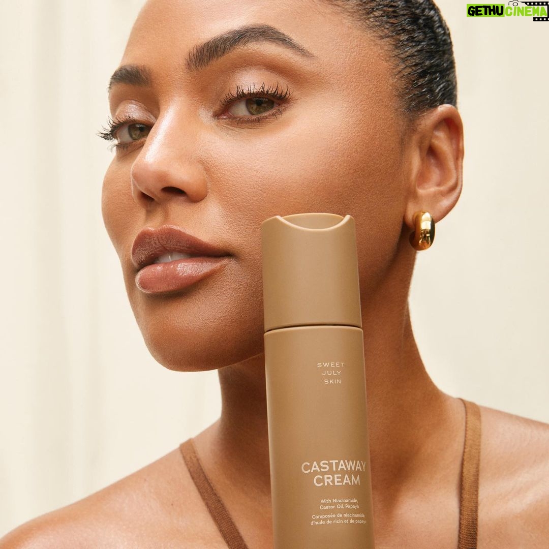 Ayesha Curry Instagram - You asked for a moisturizer, and it's finally here. When I set out to create our moisturizer, I had something very specific in mind. I wanted a lightweight texture that accomplished maximum hydration without any unpleasant tackiness, which was no easy feat. It took 9 rounds and thanks to perseverance, and a very patient team, the formula was perfect. The hydration was next level with the most delicate island scent. It truly felt like an island vacation so the name Castaway Cream came to me immediately and it stuck. I am so proud of this product and can’t wait for you to try it individually or as a beautiful complement to the rest of our products. Shop Castaway Cream at sweetjulyskin.com and @amazon!