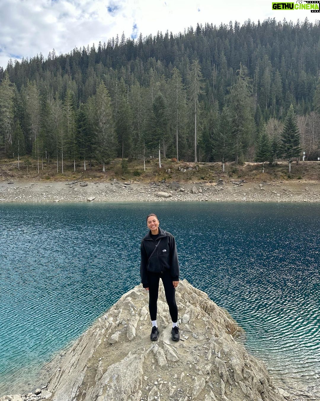 Ayesha Curry Instagram - Last weeks hike! Caumasee Flims