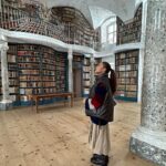 Ayesha Curry Instagram - Coolest library filled with codex artifacts from as far back as the 7th century and some Bibles that were illustrated by Salvador Dali. Fascinating.