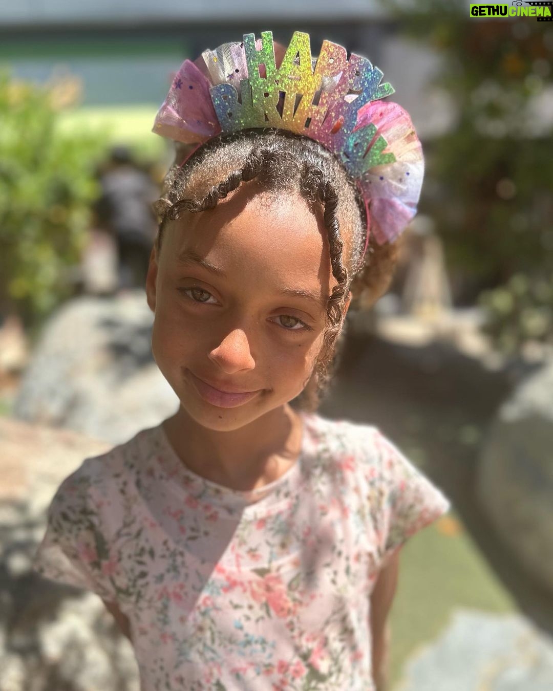 Ayesha Curry Instagram - My baby girl is 8 today!!! I remember the day she was born like it was yesterday 🥹. My little night time baby. Full of energy, spunk, love and charisma. This girl makes our world go round. My Ryan. My 🦋.