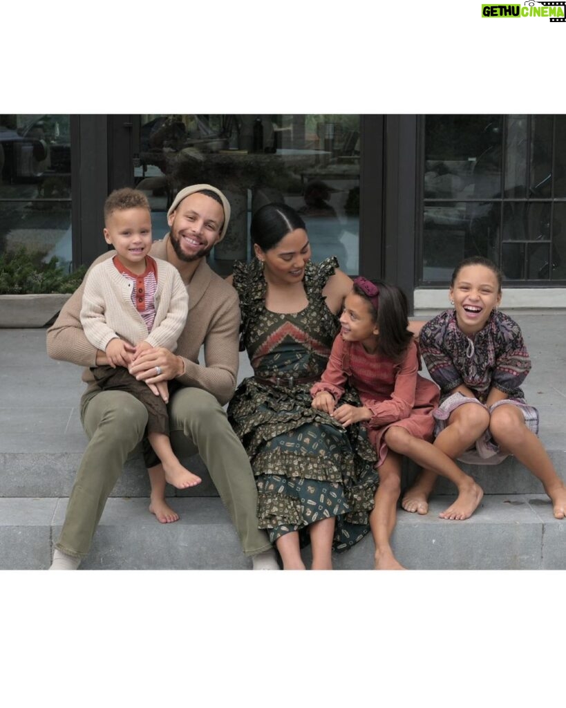 Ayesha Curry Instagram - Happy Fathers Day Chooch!!! We love you so much. It is too much fun raising these 3 little humans together with my best friend and you add so much excitement, fun and wisdom to the journey! I am so proud of you. Watching you with our kiddos brings me SO much joy. Time to pop open a big wave and drive it down the fairway to celebrate!