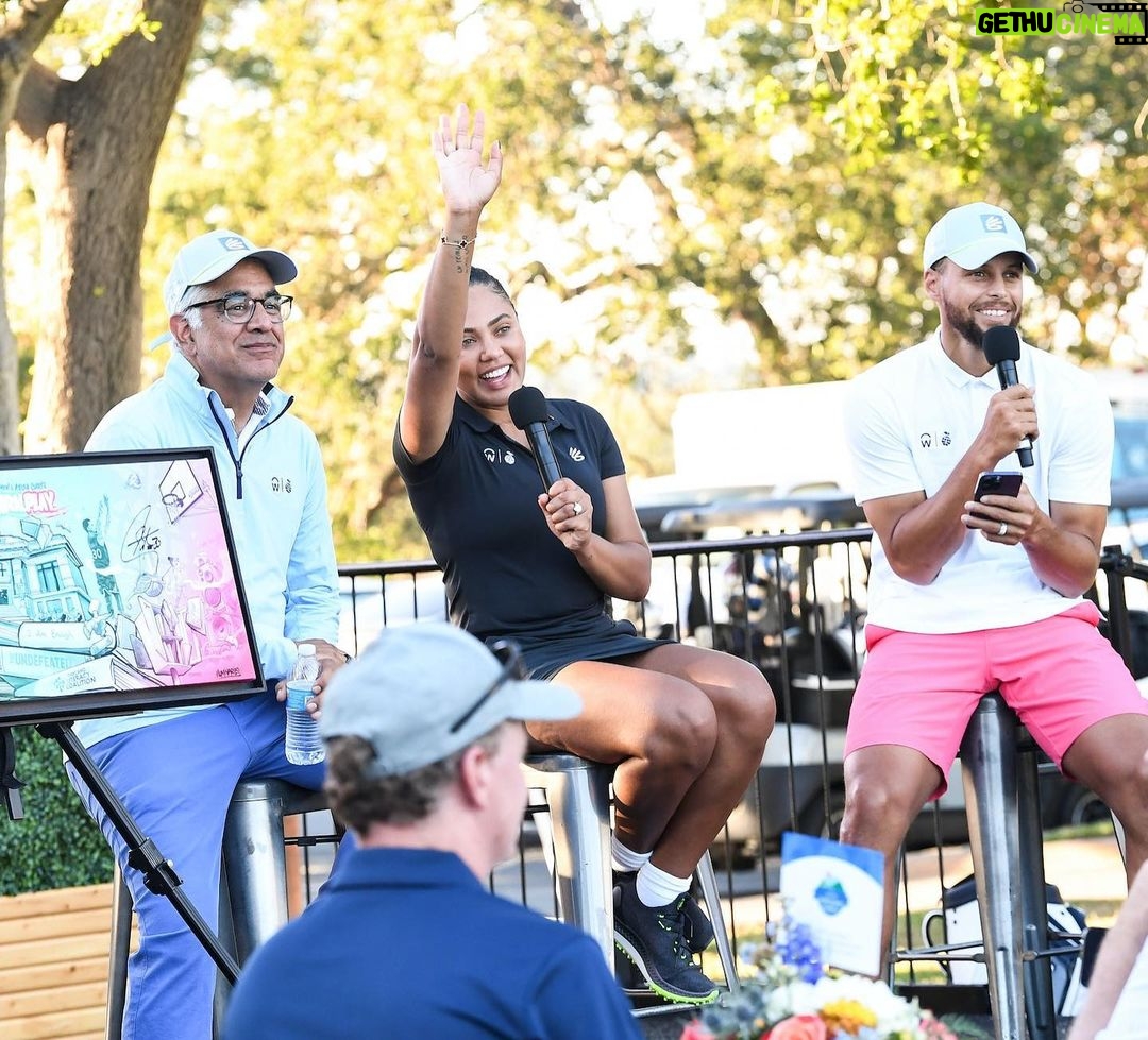 Ayesha Curry Instagram - Our 4th Annual @workday Charity Classic w/@eatlearnplay was our best one yet! Every year, we have an absolute blast celebrating with our incredible partners, raising funds to support Oakland youth, and having fun on the course ⛳️. THANK YOU to all, especially our generous host @workday and co-CEO Aneel Bhusri for their continued support, along with @lineagelogistics, @nuna_usa, @regencell_bioscience, and the Harman family. 📷 @noahgphotos/@gettyimages