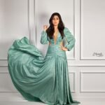 Ayten Amer Instagram - 👗👗👗 Dress by @hebametwallycouture Makeup by @ehab_mahrous @bassam_ramadan_photography