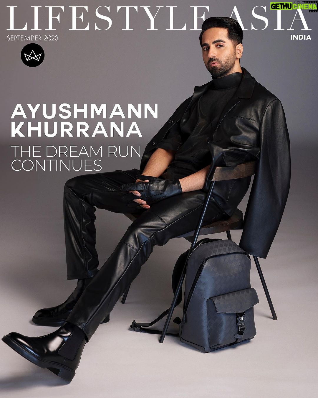 Ayushmann Khurrana Instagram - His star is perpetually on the rise and his filmography is the stuff of movie star dreams. He has been credited with initiating a new wave in Hindi cinema, with some even calling it, “The Ayushmann Khurrana Genre”. His last release Dream Girl 2 was a massive hit at the box-office and it’s his moment to shine. In addition to the cinematic glory, what truly stands out about our cover star Ayushmann Khurrana (@ayushmannk) is how he is representing Indian cinema on the global stage. Along with being an outsider who is silently shaping cinema today, he is also the most endearing. Here’s to the nice guys, the disruptors, may your tribe increase… Ayushmann is seen with an Extreme 3.0 backpack with M LOCK 4810 buckle from Mont Blanc (@montblanc). He is wearing a T-shirt by Ermenegildo Zegna (@zegnaofficial) paired with a leather blazer by Perona (@weareperona), faux leather trousers from H&M (@hm), boots by Hermès (@hermes). Editor-in-Chief: Rahul Gangwani (@rahulgangs_) Photographs: Taras Taraporvala (@taras84) Styling : Isha Bhansali (@ishabhansali) Make-up: Sanjay Yadav (@makeupbysanjay) Hair: Javed Mohd (@mohdjaved) Interview by Rahul Gangwani (@rahulgangs_) Shoot Produced by Analita Seth (@analitaseth) & Mayukh Majumdar (@mayuxkh) Managed By: Sunita DSouza (@dsouzasunita_) for YRF Talent (@yashrajfilmstalent) #AyushmannKhurrana #LifestyleAsiaIndia #LSACoverStar #LSAIndia