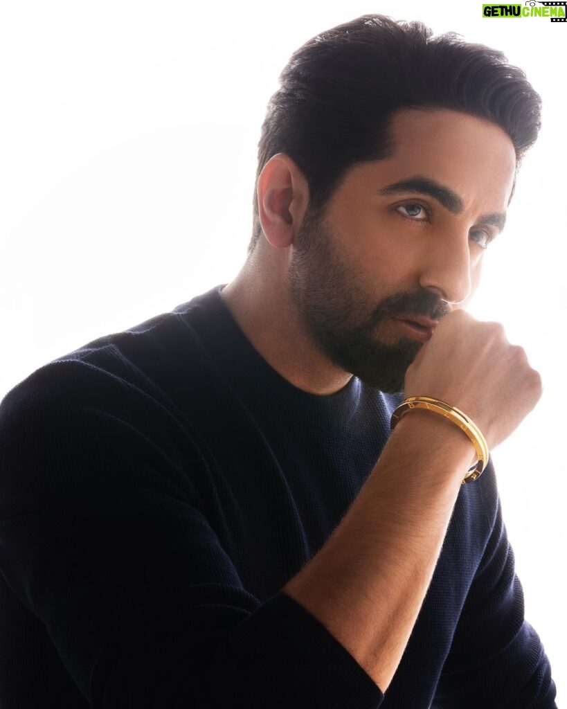 Ayushmann Khurrana Instagram - Boldly @bulgari Celebrating The New Beginnings with Bulgari B.zero1 Kada Bracelet, India Exclusive Edition.  I am pleased to be a part of @bulgari as a “Friend of the brand” & witness their deep love for India. Paying homage to India’s deep-rooted traditions, This India Exclusive Collection in a Dazzling Yellow Gold signifies the strength and determination to chart one’s path. More than just jewelry, it’s a testament to bold individuality. #Bulgari #B.zero1 #KadaBracelet #IndiaExclusive #Collab #FriendOfTheBrand