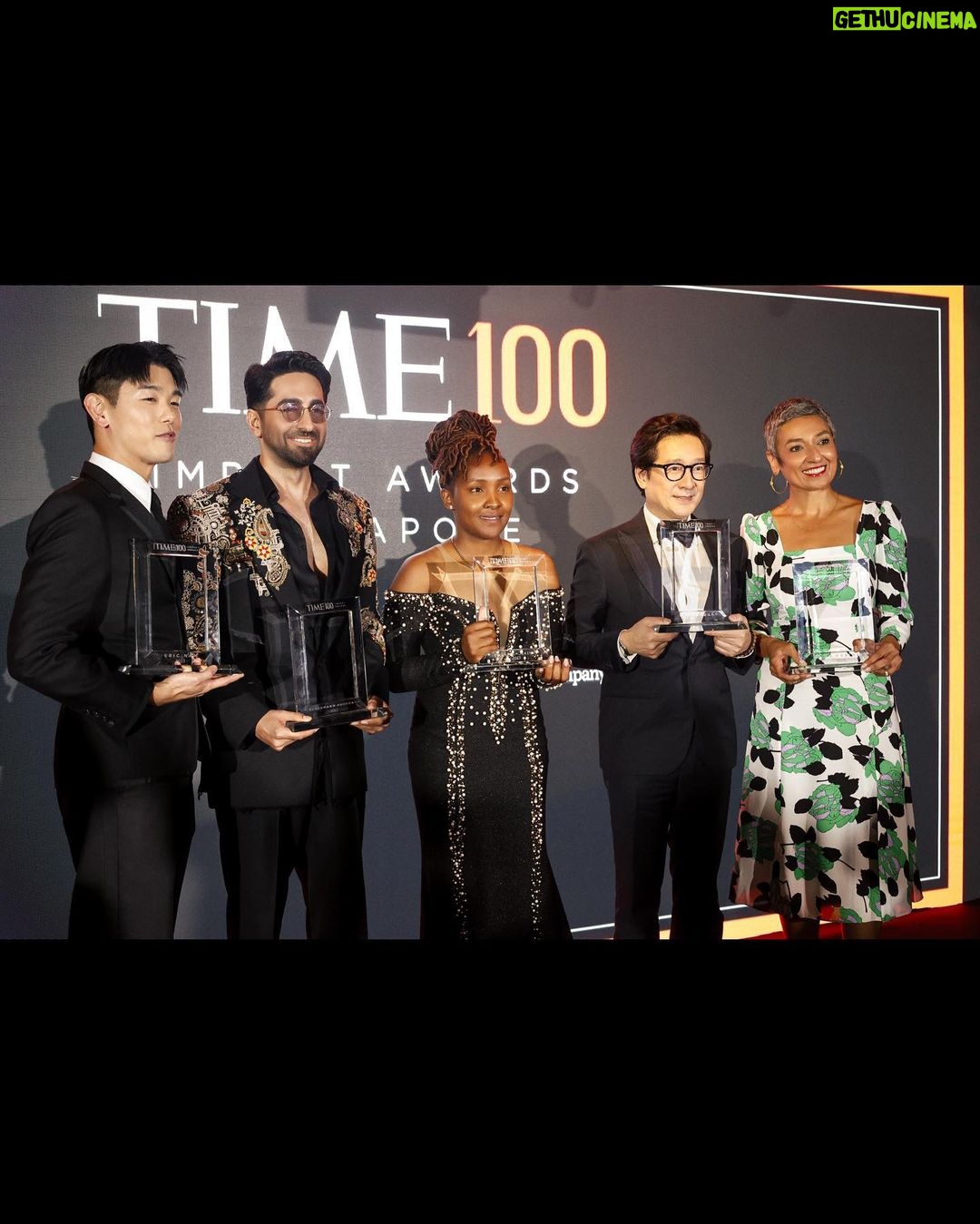 Ayushmann Khurrana Instagram - Thank you @time for validating my purpose as a human being and an artiste! Deeply humbled to represent India on this global stage. 🇮🇳❤️🏆#Time100ImpactAwards
