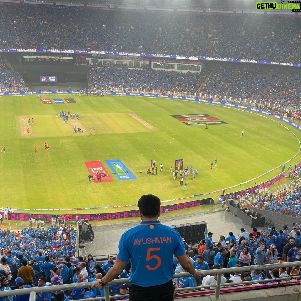 Ayushmann Khurrana Instagram - Just a bad day at the office @indiancricketteam 😔🇮🇳 You guys will always be remembered as the toughest side of #WorldCup2023 💪 Thank you for the adrenaline! Well played! 🙌🇮🇳