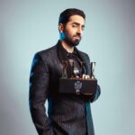 Ayushmann Khurrana Instagram - Last night at @elleindia 🖤