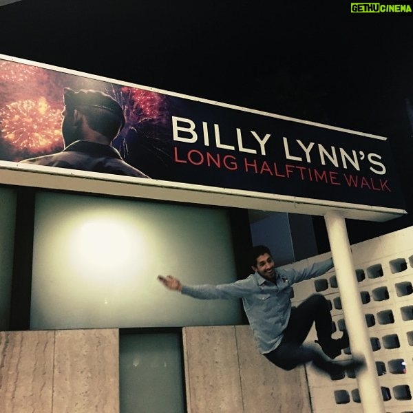 Azim Rizk Instagram - A huge thank you to #AngLee for letting me be a part of this; to the cast and crew of @billylynnmovie for welcoming me so graciously; and my friends and family for enjoying this experience with me through to the end πΈβ