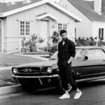 Azim Rizk Instagram - 📸 @kep.exe . . . . . . . . . . . . #film #filmphotography #blackandwhite #mustang #puddle #losangeles #downtown #bestphotographer #kiethisthekoolest #photography #hemakesmelookcoolerthaniam #bestexperience #headshotphotographer #badass #levis