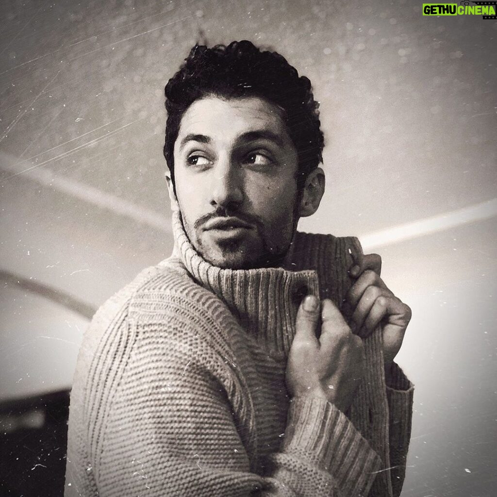 Azim Rizk Instagram - When your buddy leaves his sweater at your place you obviously have to put it on and do a photoshoot. Happy birthday @henry.behel and thanks for the new sweater! . . . . . . . . . . . #sweaterweather #cardigan #friendshipgoals #malemodel #mensfashion #itsminenow #fancy #overcastla #blackandwhite #gentleman #lookingood