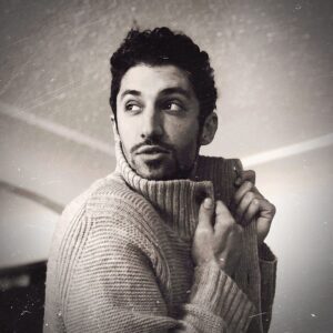 Azim Rizk Instagram - When your buddy leaves his sweater at your place you obviously have to put it on and do a photoshoot. Happy birthday @henry.behel and thanks for the new sweater! .
.
.
.
.
.
.
.
.
.
.
#sweaterweather #cardigan #friendshipgoals #malemodel #mensfashion #itsminenow #fancy #overcastla #blackandwhite #gentleman #lookingood