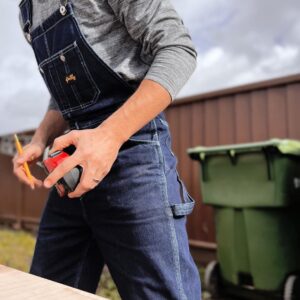 Azim Rizk Instagram - @stanrayusa has my heart! Thank you @heddels_shop and the brilliant @edgyalbert for making me look cool even when I’m covered in sawdust and dirt!
.
.
.
.
.
.
.
.
#overalls #uniform #renovation #beforeandafter #sawdust #milwaukee #stanray #builder #diy