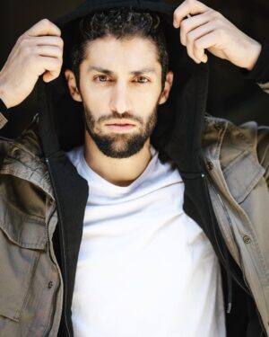 Azim Rizk Instagram - This is how I dramatically put on a hood. How’d I do? 😂 Shout out to the talented @kep.exe who makes me look badass no matter what I do!
.
.
.
.
.
.
.
.
.
.
.
#photography #bestphotographer #sweatshirt #sodramatic #mensfashion #middleeastern #iwanttoworkwith @missionworkshop #dudesinhoodies #curlyhair #menwithbeards #deathstare #intense