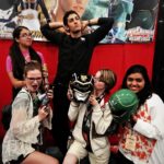 Azim Rizk Instagram - My favorites ladies at the con! Thanks for being Jake defenders and making it all worth it!!! #azimsangels #jakethesnake #powerrangers #powerrangersmegaforce #powerrangersmegaforce #greenandblack #thefutureisfemale #thebestfansintheworld #couldntdoitwithoutyou #goofball