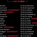 B-Tight Instagram - Dieses Bild beschreibt ziemlich genau meine Gefühlslage, nach 3 Jahren Pause wieder auf Tour zu gehen ❤️‍🔥 #ichliebees #ontour #ticketlinkinbio 📸: @rocknfuckingroll_pictures