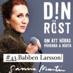 Babben Larsson Instagram - Gäst i @sannamartin eminenta pod. Vi hann avhandla allt från kassler till kändisskap. Och så avslöjar jag vilken ministerpost jag skulle vara sugen på. Länk i bio!
