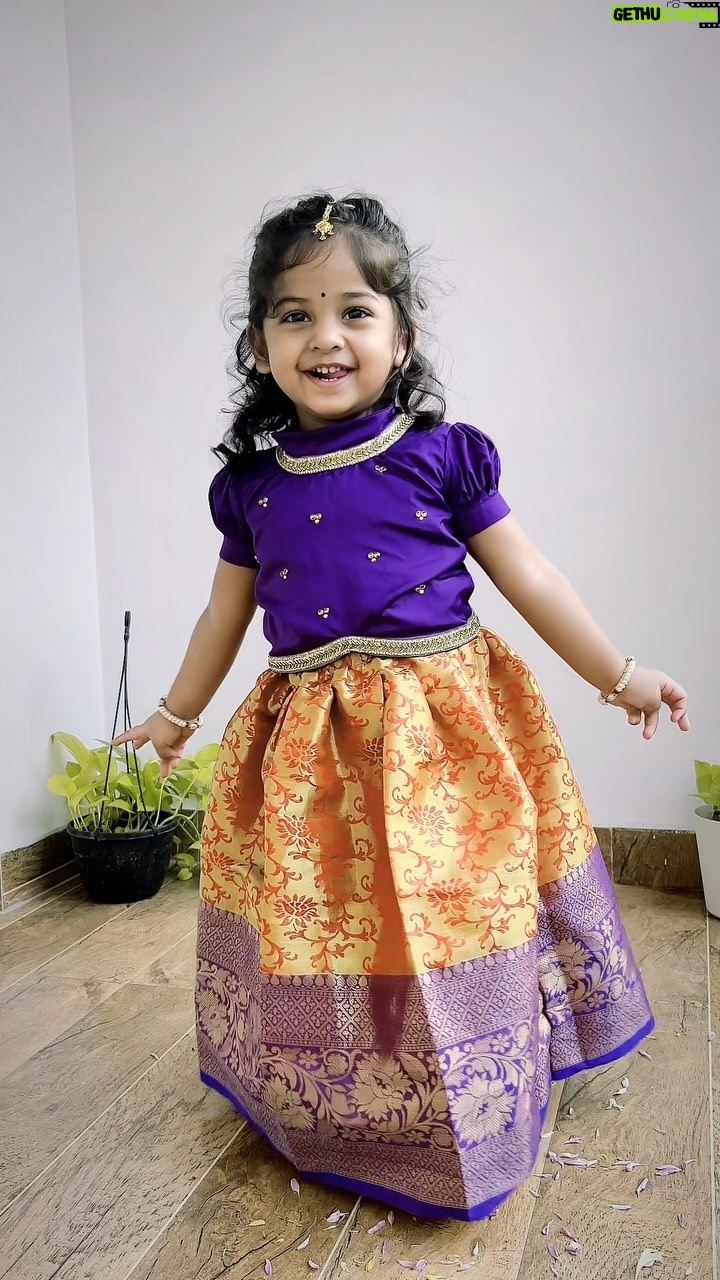Baby Vedya Instagram - Myna Wearing @vedyavastralaya Sankranti collection 💜❤️ Follow @babyvedya #babyvedya #babyfever #babiesofinstagram #babyshop #babymodel #babiesofig #babyfashion #babiesenthusiasts #babyphotography #2yearsold #babyreels #babyvideos #babygirl #baby #angel #instablackandwhite #babieswithstyle #cutiepies #model #newborn #instababy #iloveyou #reelsviralvideo #2years #trendingreel #viralvideo #reelsviral #cutebabiesofinstagram #instagood #viralposts Hyderabad
