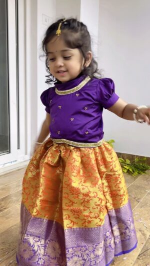 Baby Vedya Instagram - Chinni chinni 💜
Wearing @vedyavastralaya Sankranti collection 💜❤️

Follow @babyvedya
#babyvedya
#babyfever #babiesofinstagram #babyshop #babymodel #babiesofig #babyfashion #babiesenthusiasts #babyphotography #2yearsold #babyreels #babyvideos #babygirl #baby #angel #instablackandwhite #babieswithstyle #cutiepies #model #newborn #instababy #iloveyou #reelsviralvideo #2years 
#trendingreel #viralvideo #reelsviral #cutebabiesofinstagram #instagood #viralposts