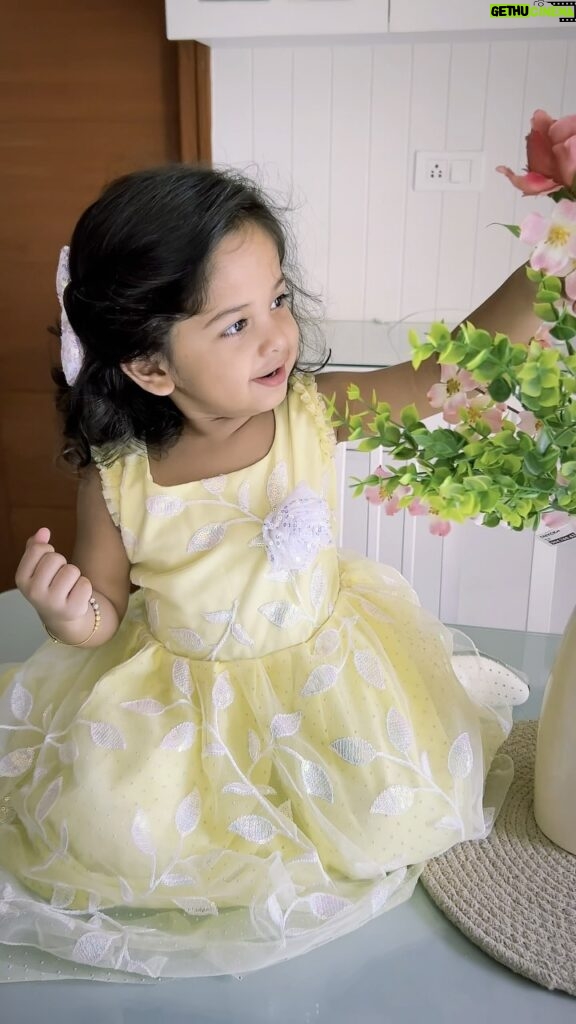 Baby Vedya Instagram - Vedya in @mohas_designergirlwear looks like an Angel from heaven ⭐️ This soothing colour is perfect for kids to have that princess 👸 kinda look 🤍⭐️ Outfit: @mohas_designergirlwear Follow @babyvedya #babyvedya #babyfever #babiesofinstagram #babyshop #babymodel #babiesofig #babyfashion #babiesenthusiasts #babyphotography #23monthsold #babyreels #babyvideos #babygirl #baby #angel #instablackandwhite #babieswithstyle #cutiepies #model #newborn #instababy #iloveyou #reelsviralvideo #23months #trendingreel #viralvideo #reelsviral #cutebabiesofinstagram #instagood #viralposts Hyderabad