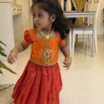Baby Vedya Instagram - Get ready with me for my Bogipallu event 😍 Outfit: @vedyavastralaya Hyderabad